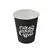 Copos 200ml Papel 7oz Vending Preto 50un