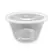 Embalagem Redonda Alimentar 1000ml PP c/Tampa 50un