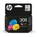 HP 308 Tri-Color Original Ink Cartridge