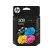 HP 308 Black/Tri-Color Original Ink Cartridge Combo 2-Pack