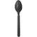 Colheres Sopa C-PLA Reutilizáveis 16cm Preto 100un