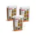 Caixa Multiusos 1500ml Plástico c/Tampa Totem Branco 3un