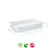 Tabuleiro Hotelaria 35x27,5x6cm 4L Branco