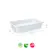 Tabuleiro Hotelaria 38,5x25x10cm 6L Branco