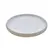 Prato 22x2.5cm Melamina Redondo MICHELIN SAND/WHITE 1un