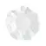 Prato 20.3x20.1x4.5cm Melamina ESSENTIA Branco 1un