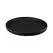 Prato 27cm Porcelana Borda Alta LUUMIL Preto 1un
