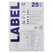 Etiquetas 045,7x021,2mm 25Fls A4 1200un