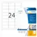 Etiquetas 063,5x033,9mm 10Fls Intempéries Herma 240un