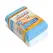 Esponja Microfibras 14x9cm Branco/Azul Pack 2un