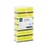 Esfregão Esponja Salva Unhas 14x7cm Amarelo/Verde Pack 6un