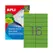 Etiquetas 105x037mm 20Fls A4 Verde Apli 320un