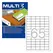Etiquetas 038x021,2mm 100Fls A4 Multi3 6500un