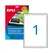 Etiquetas 199,6x289mm InkJet A4 Branco Glossy Apli 10un