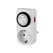 Tomada Mini Temporizador Mecânico de 24 horas 230V Branco