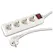 Bloco 4 Tomadas + Interruptor Cabo 3mts