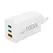 HAMA Fast Charger GaN 2x USB-C 1x USB-A Mini Charger PD 100 W white