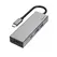HAMA 200107 ezüst USB 3.1 Type-C HUB (2x USB A, 1x USB TYPE-C, HDMI)