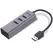 I-TEC USB-C Metal 3-Port HUB with Gigabit Ethernet Adapter 1x USB-C to RJ-45 3x USB 3.0 Port LED-Anzeige compatible with TB 3
