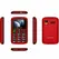 Teléfono Móvil Qubo P-186RD 4G para Personas Mayores/ Rojo