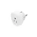 Adaptador Corrente Viagem US/EURO Type E+ F Branco