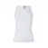 Top Alças Mulher 100% Algodão RingSpun 155g Branco Tam.L