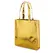 Saco de Compras Non-Woven Dourado Laminado