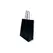 Saco 18x08x24cm Papel 100g c/Asas Preto 1un