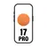 Smartphone Apple iPhone 17 Pro 512GB/ 6.3'/ 5G/ Naranja Cósmico