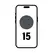 Smartphone Apple iPhone 15 128Gb/ 6.1'/ 5G/ Negro