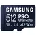 Tarjeta de Memoria Samsung Pro Ultimate 512GB microSD XC con Adaptador/ Clase 10/ 200MBs