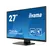 iiyama ProLite T2755QSC-B1 - Monitor LED - 27" - ecrã de toque - 2560 x 1440 WQHD @ 75 Hz - IPS - 400 cd/m² - 1000:1 - 5 ms - HDMI, DisplayPort - alti