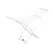 Estendal 182x55x88cm Resina X-Legs Solar Vileda Branco