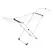 Estendal 180x55x93cm X-Legs Universal Vileda Branco
