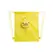 Saco Mochila Dobrável Kissa Amarelo