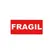 Etiquetas FRAGIL 100x50mm Apli Rolo 200un
