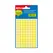 Etiquetas Redondas 08mm Amarelo Fluorescente Apli 288un