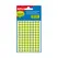 Etiquetas Redondas 08mm Verde Fluorescente Apli 2082 288un