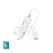 Carregador Isqueiro Auto Lightning 5W 1m Branco
