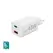 Carregador USB-C+ USB-A PD/QC/GaN 45W Rápido Branco