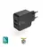 Carregador USB-A 2 Portas 12W Benfica Preto