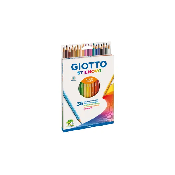 Lápis de Cor Giotto Stilnovo 36unidades 18cm | Material Escolar de Qualidade