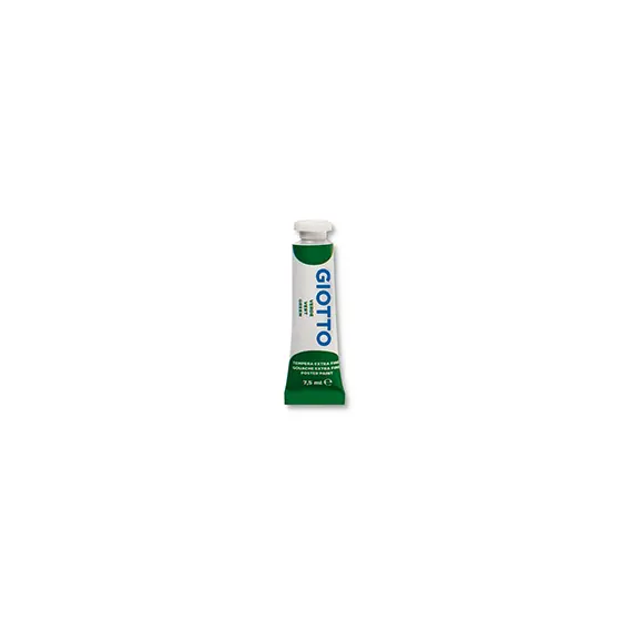 Guache Tubo 07,5ml Giotto Verde Brilhante | Tinta de Alta Qualidade para Arte e Escola