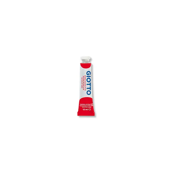 Guache Tubo 12ml Giotto Vermelho - Tintas de Alta Qualidade para Pintura Artística
