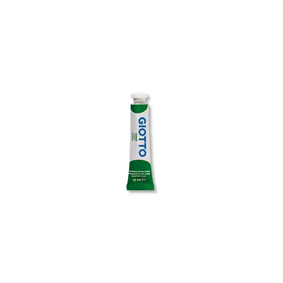 Gouache Giotto Tubo 12ml Verde - Tinta de Alta Qualidade para Pintura Artística e Escolar