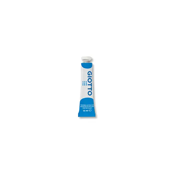 Guache Giotto Tubo 12ml Azul Ciano | Tintas de qualidade para arte e educação