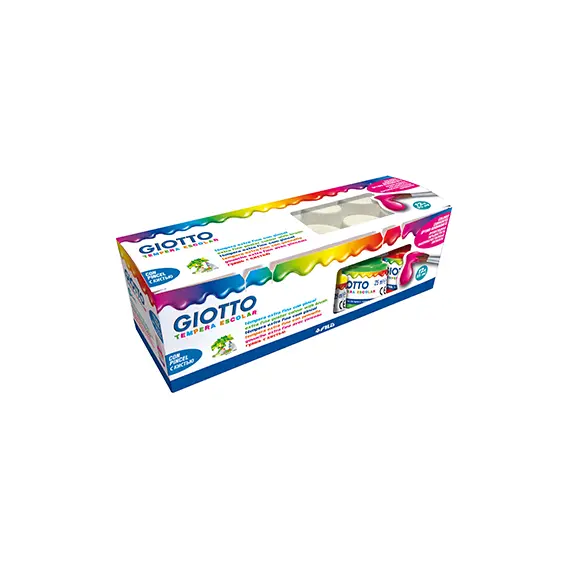 Guache Líquido Giotto Escolar 12 Cores 25ml - Conjunto de Pintura para Crianças | bluepixel.pt