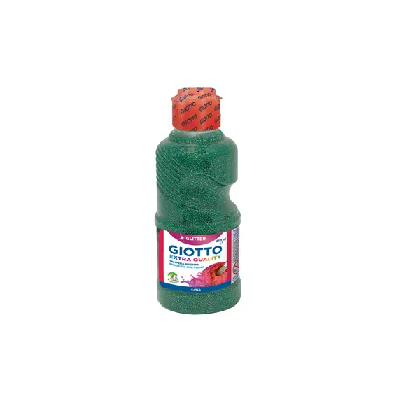 Guache Líquido Giotto Extra Quality 250ml Verde Glitter | Tintas e Materiais Artísticos
