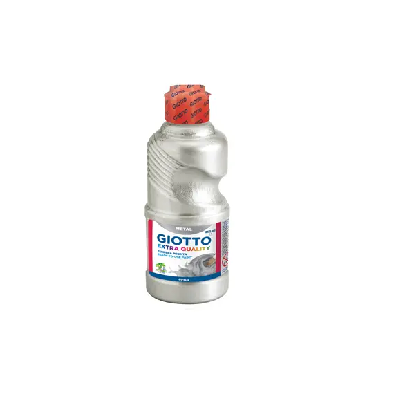 Guache Líquido Giotto Extra Quality Prata Metalem 250ml | Tintas de Alta Qualidade