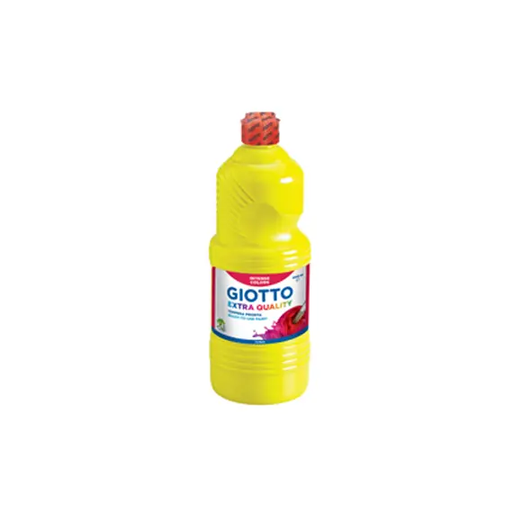 Guache Líquido Giotto 1L Amarelo - Tinta de Alta Qualidade para Artes e Educação
